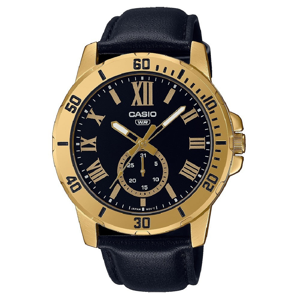 Reloj CASIO analogo para hombre -MTP-VD200GL-1B