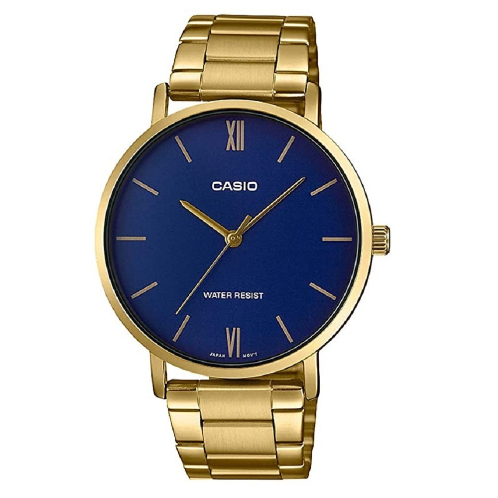 Reloj casio Analogo para hombre-MTP-VT01G-2B