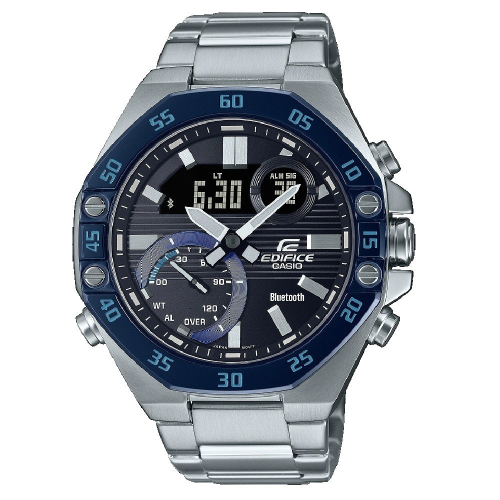 Reloj CASIO analogo para hombre-ECB-10DB-1B