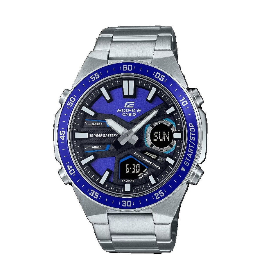 RELOJ CASIO EDIFICE NEGRO  HOMBRE EFV-C110D-2A