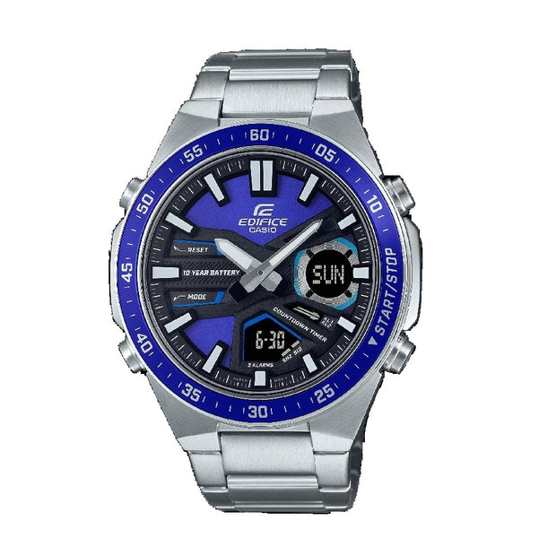 RELOJ CASIO EDIFICE NEGRO  HOMBRE EFV-C110D-2A