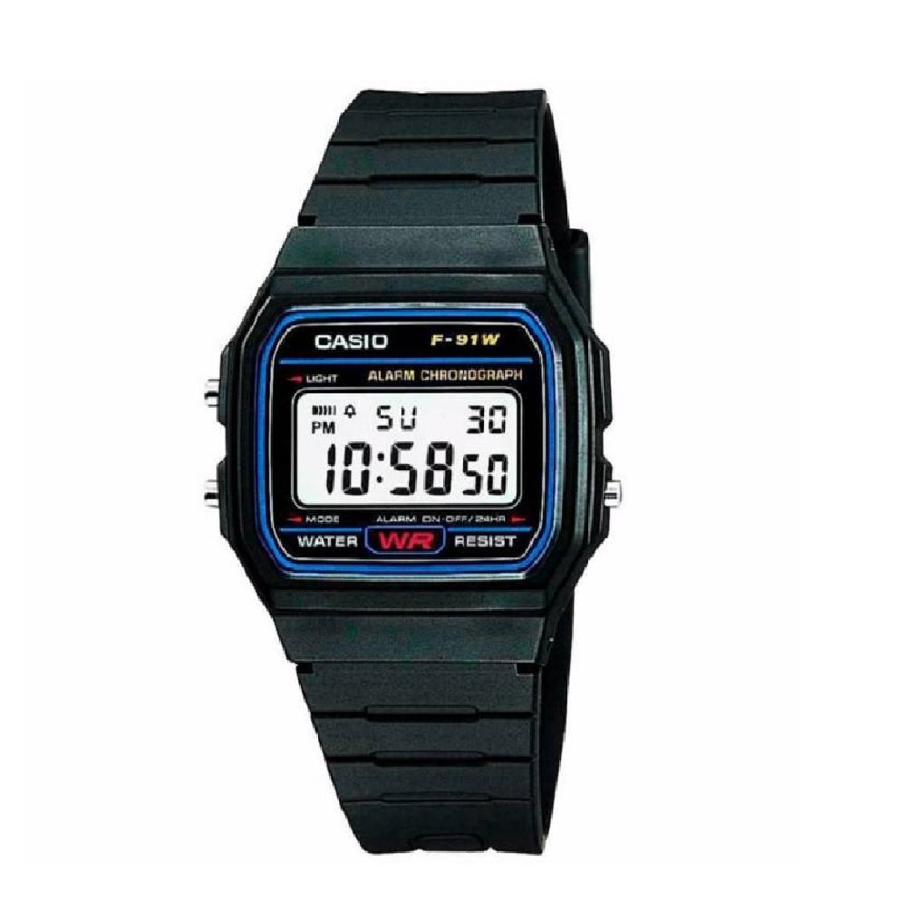 Reloj Casio Digital Unisex F-91W-1D