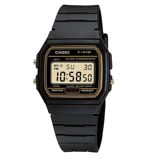 Reloj casio Digital para unisex-F-91WG-9Q