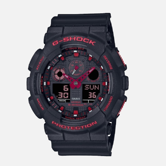 Reloj CASIO anadigi  para hombre -GA-100BNR-1A