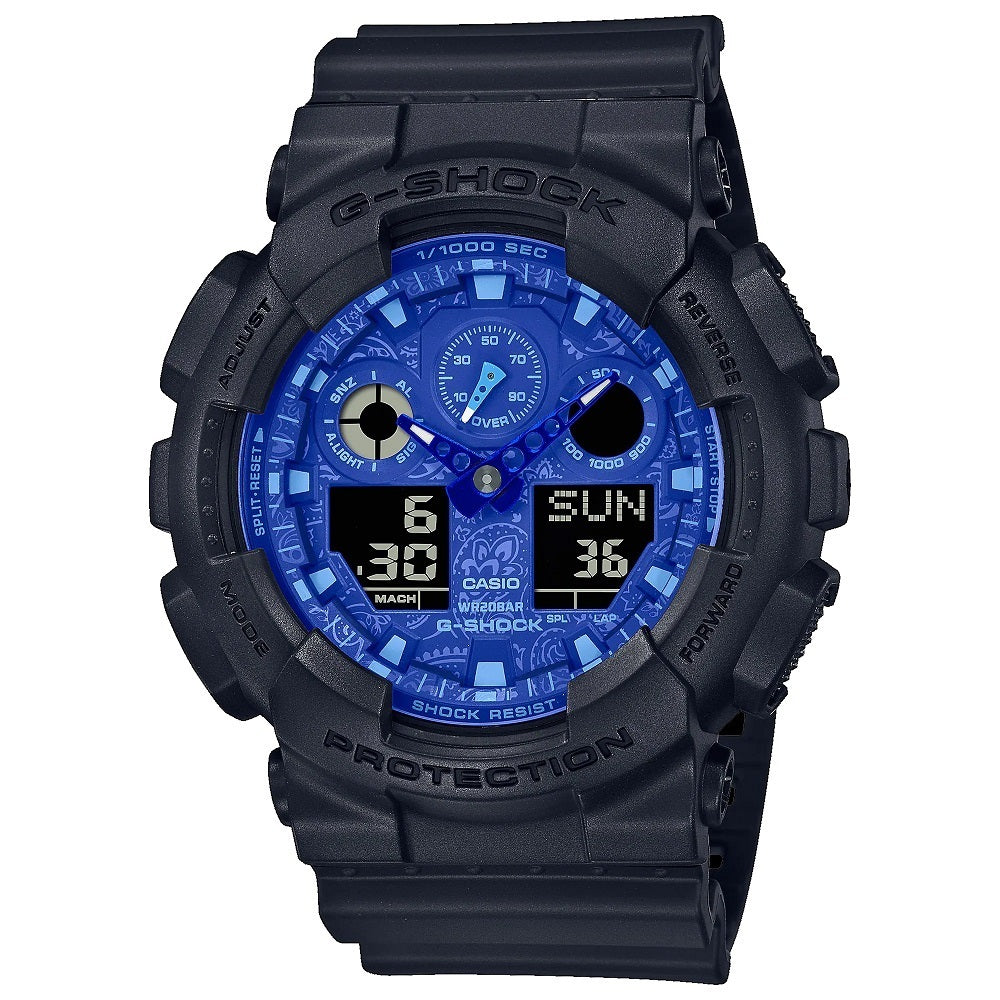 Reloj CASIO anadigi  para hombre -GA-100BP-1A