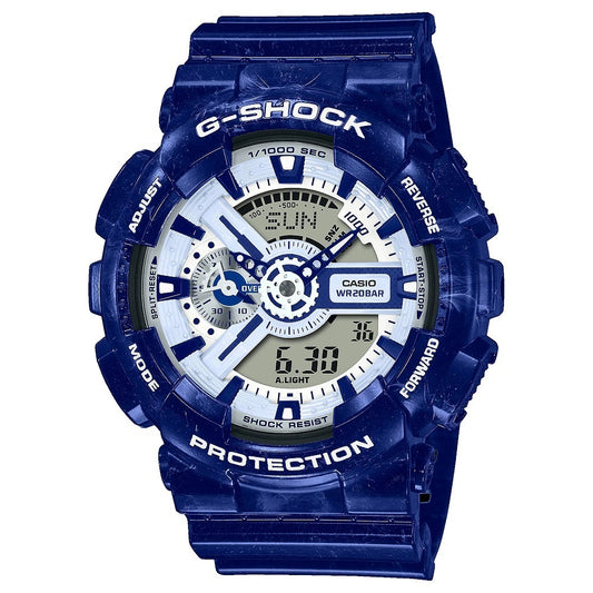 Reloj CASIO anadigi  para hombre -GA-110BWP-2A