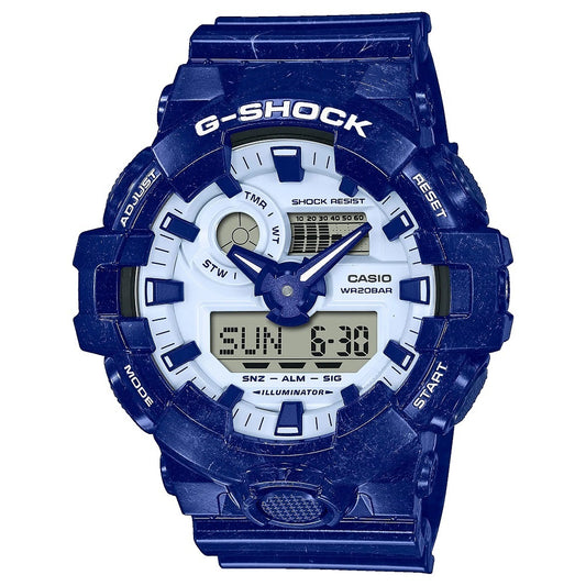 Reloj CASIO anadigi  para hombre -GA-700BWP-2A