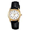 RELOJ CASIO PARA MUJER- CUERO  LTP-V001GL-1B