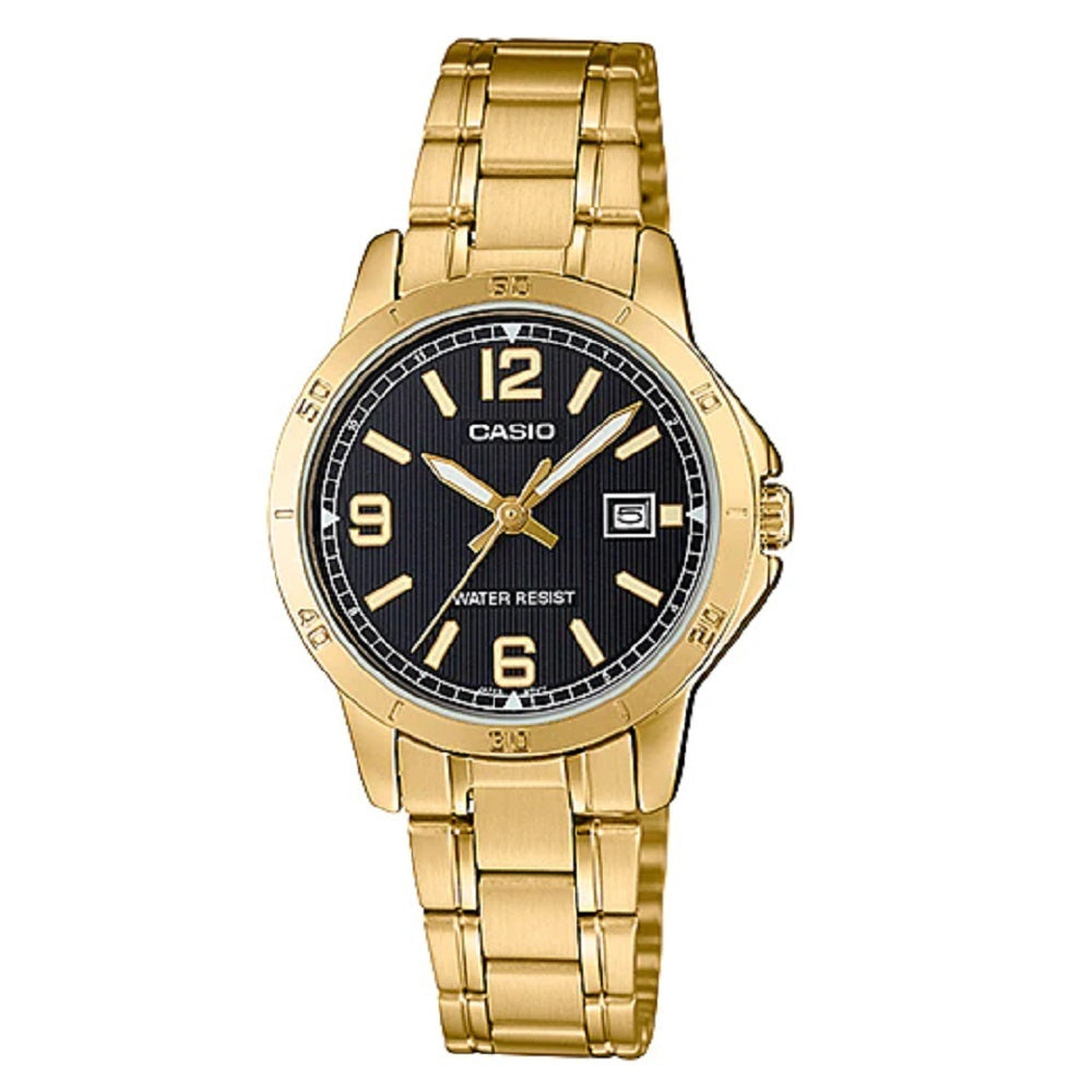 Reloj CASIO analogo para mujer-LTP-V004G-1B