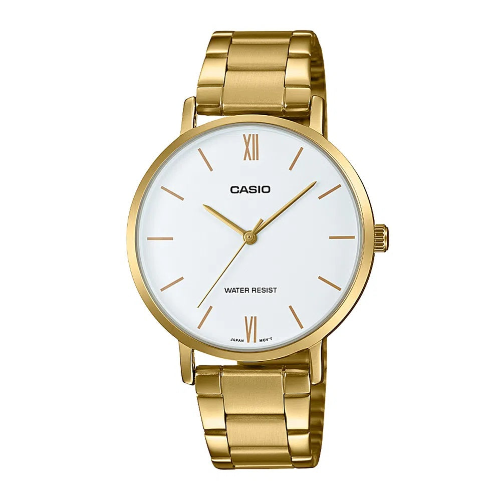 Reloj CASIO analogo  para mujer -LTP-VT01G-7B