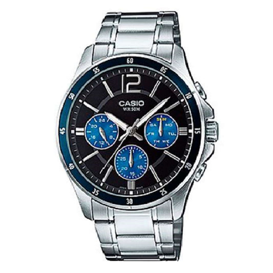 Reloj CASIO analogo  para hombre-MTP-1374D-2A