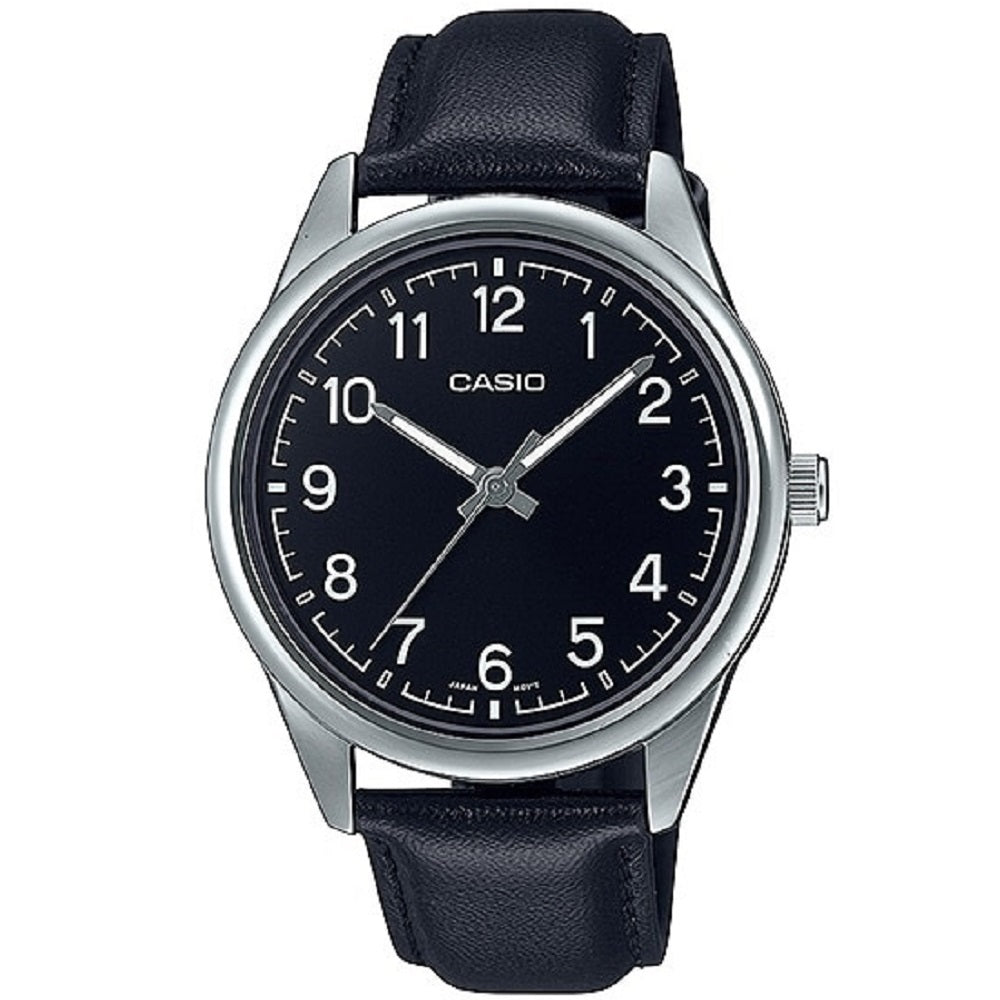 RELOJ CASIO NEGRO  HOMBRE MTP-V005L-1B4
