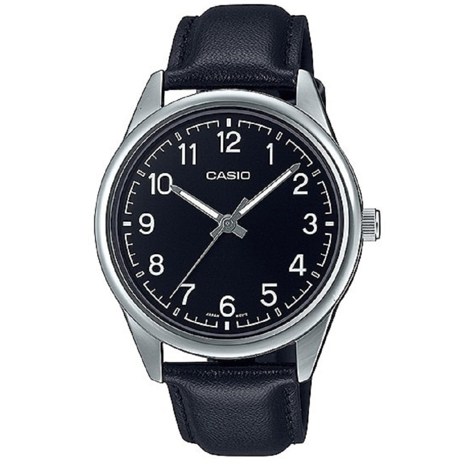 RELOJ CASIO NEGRO  HOMBRE MTP-V005L-1B4