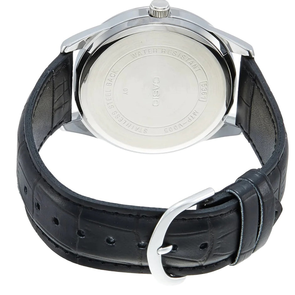 RELOJ CASIO NEGRO  HOMBRE MTP-V005L-1B4
