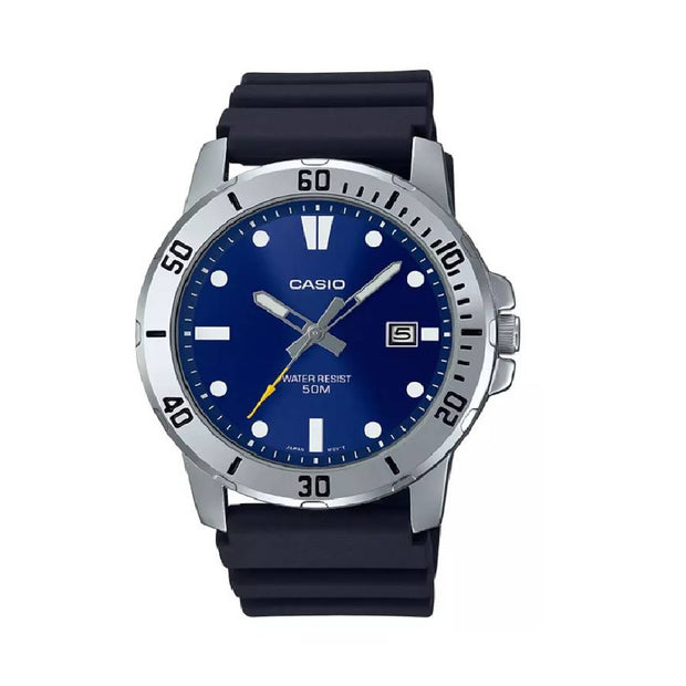 RELOJ CASIO AZUL HOMBRE MTP-VD01-2E