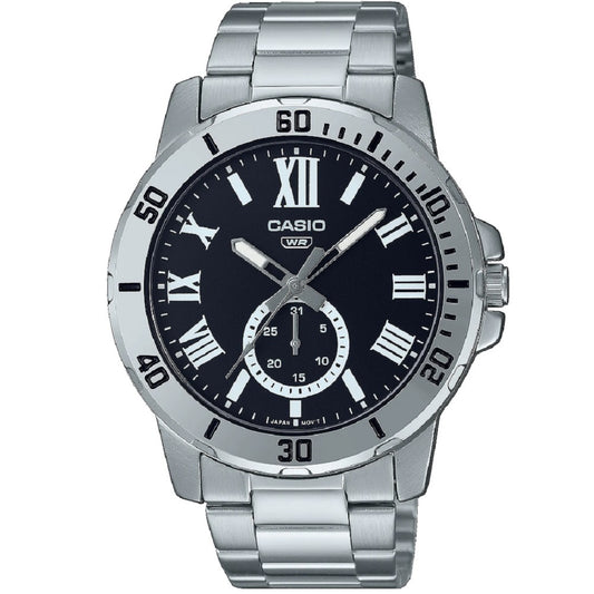 Reloj CASIO analogo  para hombre -MTP-VD200D-1B