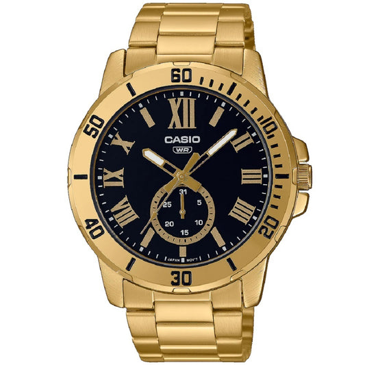 Reloj CASIO analogo  para hombre -MTP-VD200G-1B