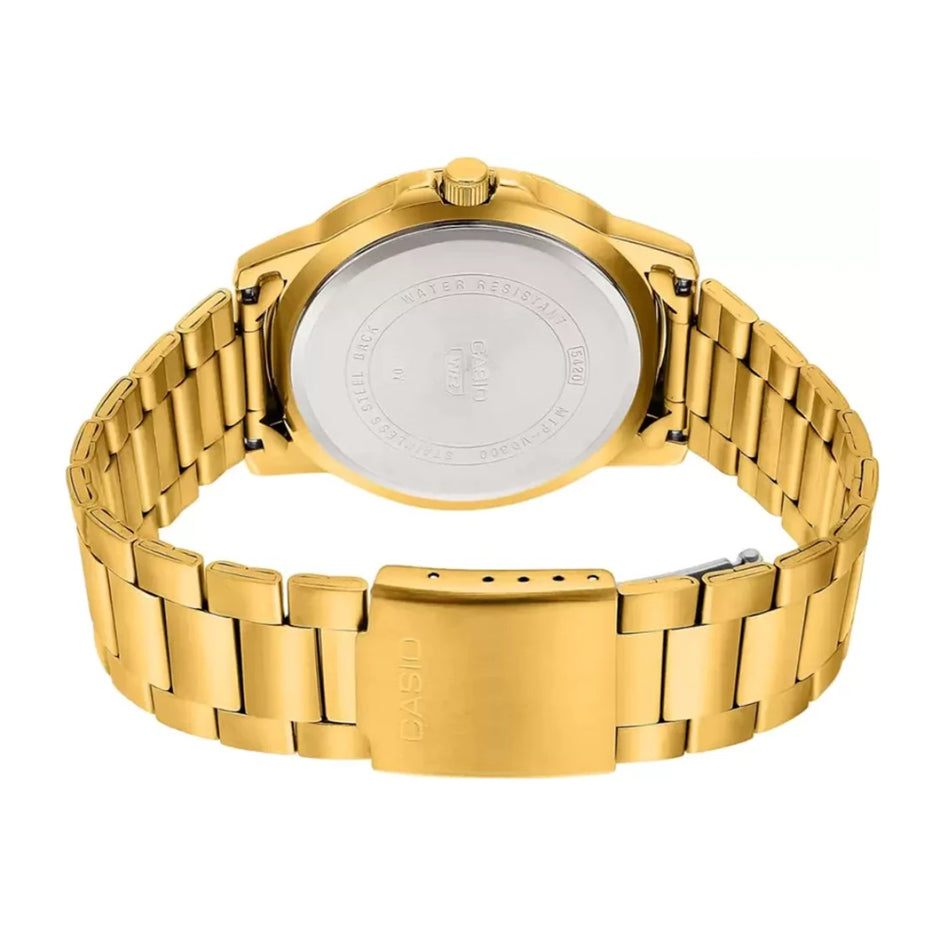 RELOJ CASIO NEGRO HOMBRE MTP-VD300G-1E