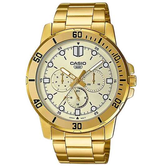 Reloj CASIO analogo para hombre-MTP-VD300G-9E