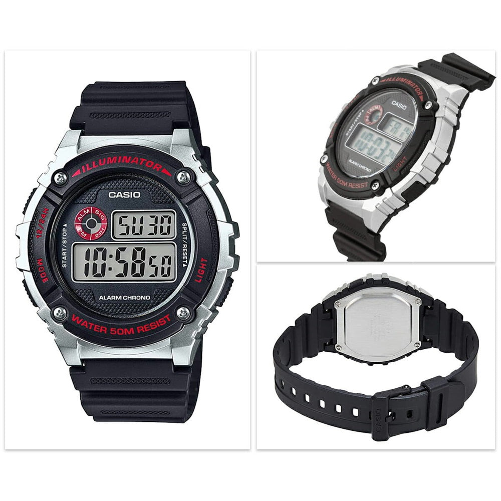 Reloj Casio Digital para Hombre W-216H-1C