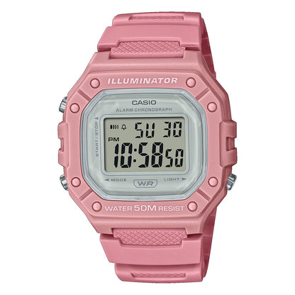 RELOJ CASIO DIGITAL PARA UNISEX W-218HC-4A