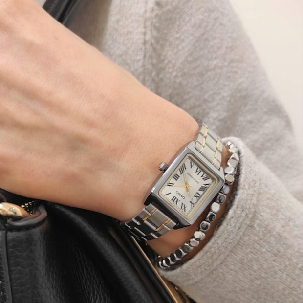 RELOJ CASIO PARA MUJER CUADRADO- LTP-V007SG-9B