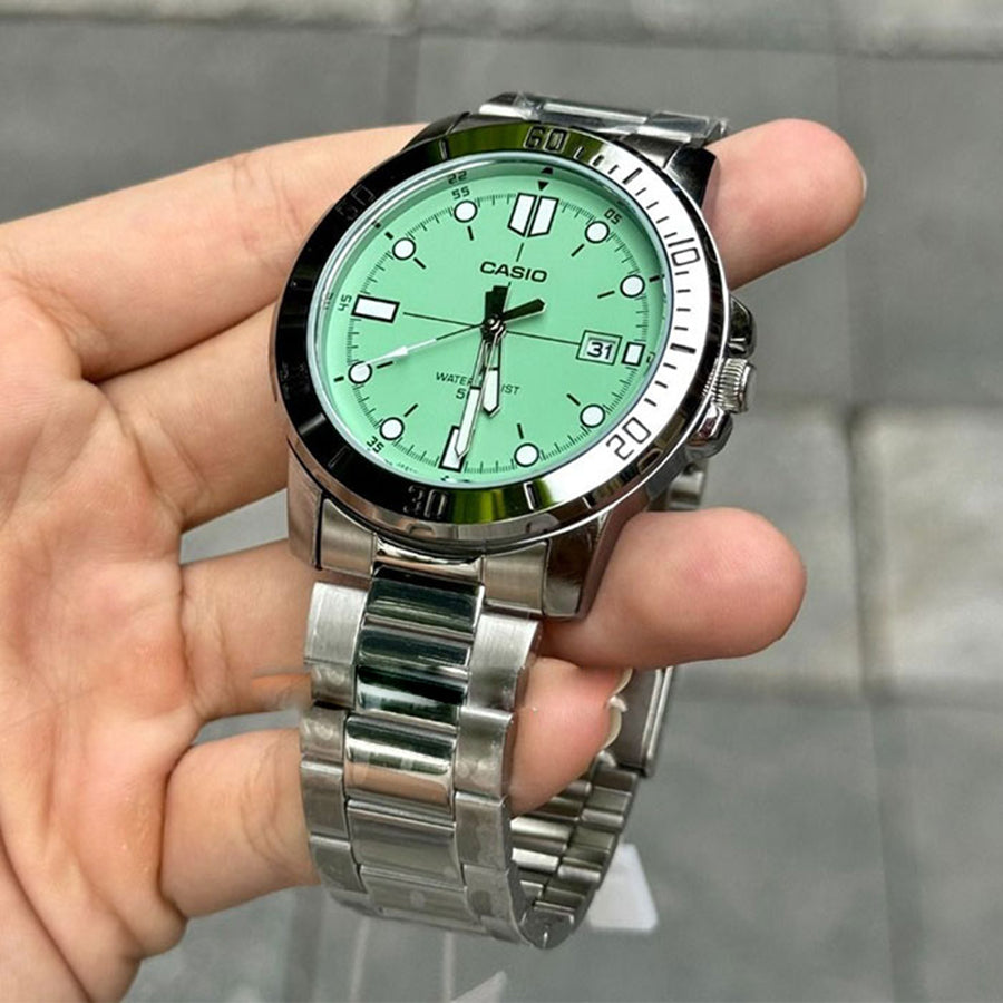 RELOJ CASIO PARA HOMBRE MTP-VD01D-3E1